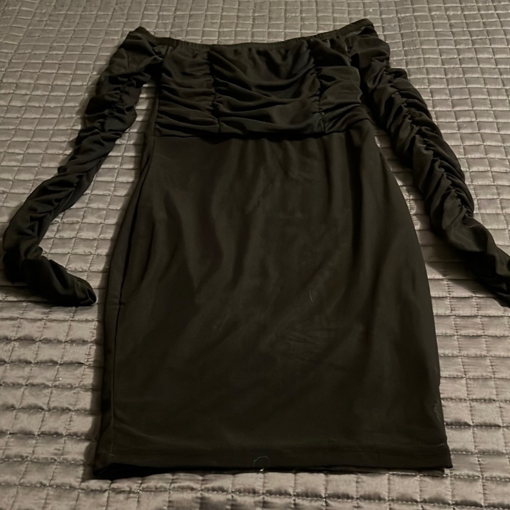 Black short dress